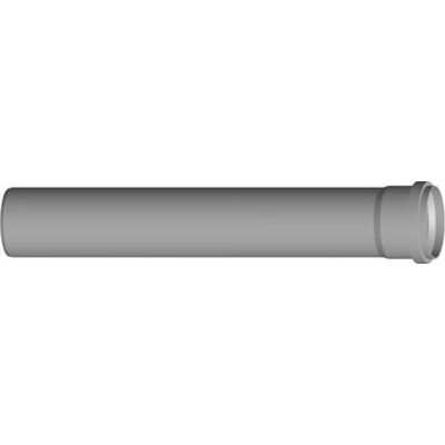 Conduit DN80 mm - L=1000 mm B23P | Tirage naturel - Conduit DN80 mm - L=1000 mm