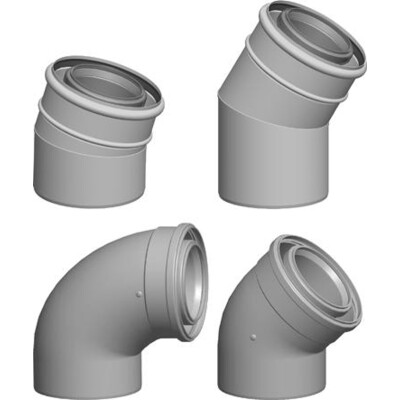 Coude 87° DN110/160 C1 | Ventouse horizontale - Coude 87° DN110/160
