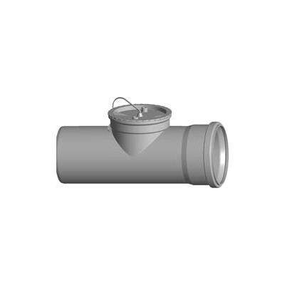 Conduit DN110 - L=250 mm B23P | Tirage naturel - Conduit DN110 - L=250 mm