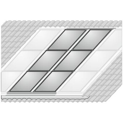 Extension de montage intégré toit tuile sur 3 niveaux Sur 2 & 3 niveaux - Extension de montage intégré toit tuile sur 3 niveaux