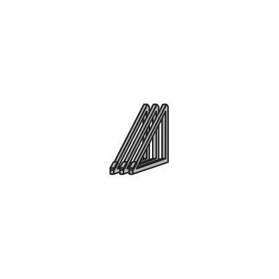 Support triangle en aluminium Tuiles mécaniques - Support triangle en aluminium