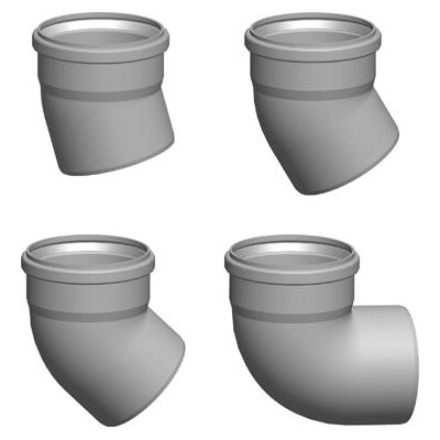 Coude 30° DN160 Pour MGK-2 130-300 - Coude 30° DN160