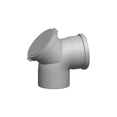 Coude 87° avec trappe de visite DN160 Pour MGK-2 130-300 - Coude 87° avec trappe de visite DN160