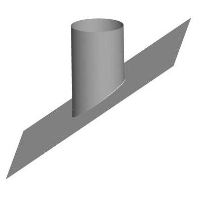 Solin de toit 30-35° DN255 Pour MGK-2 130-300 - Solin de toit 30-35° DN255