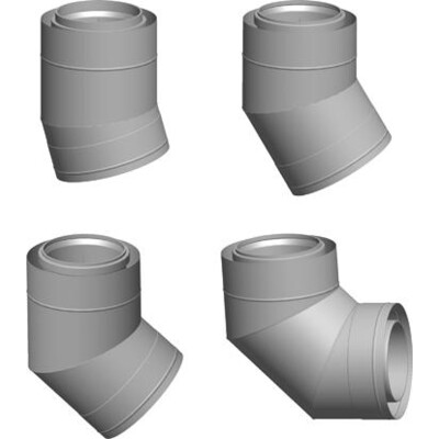 Coude 90° DN160/225 Pour MGK-2 130-300 - Coude 90° DN160/225